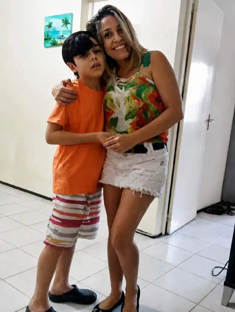 A mãe Cristiane Renata Coelho Severino que tirou a vida do filho