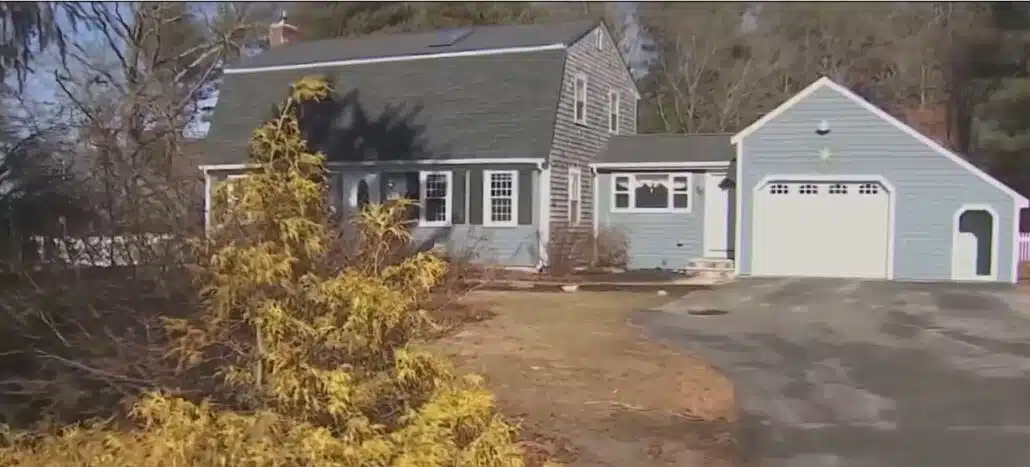 A casa da família na qual tudo aconteceu