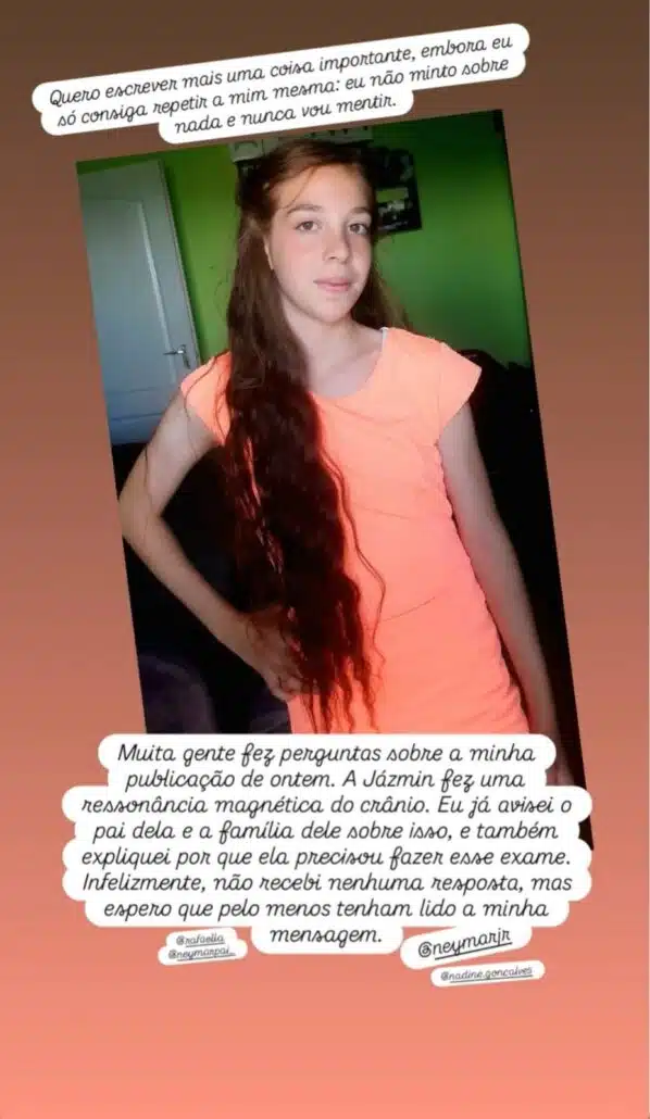 Gabriella Gaspar falou sobre a sua filha e o que ela falou