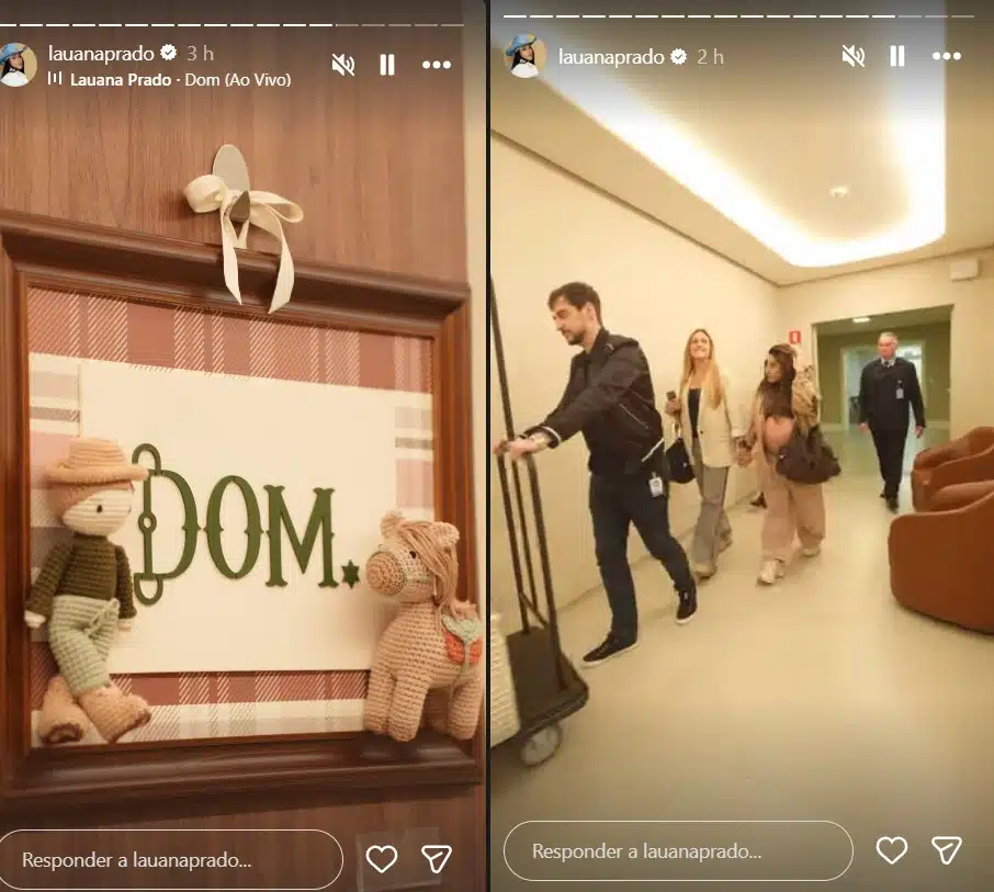 Lauana Prado revela chegada a hospital para o nascimento do seu bebê