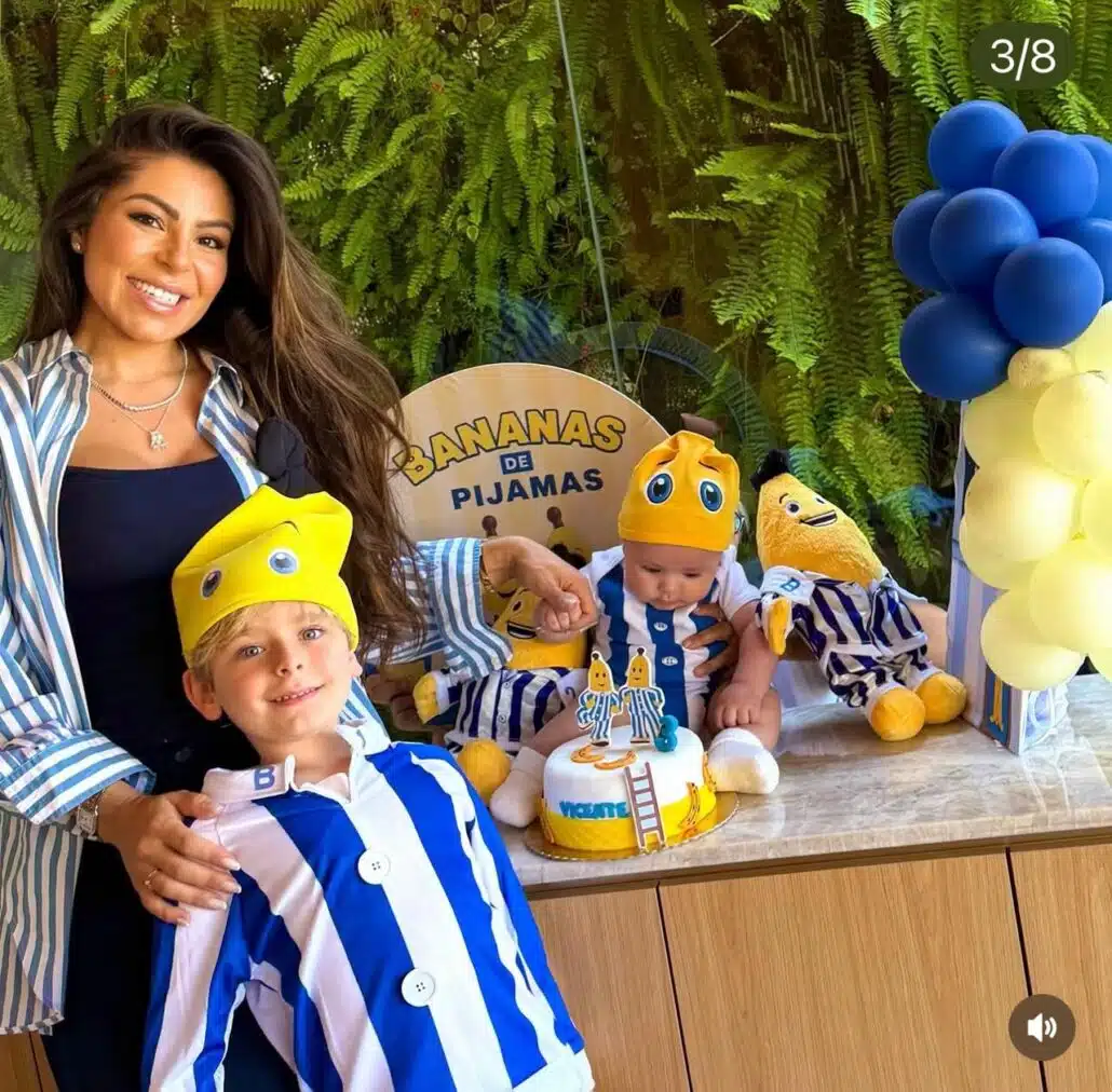 A esposa de Thammy Miranda mostrou o criativo mesversário do caçula