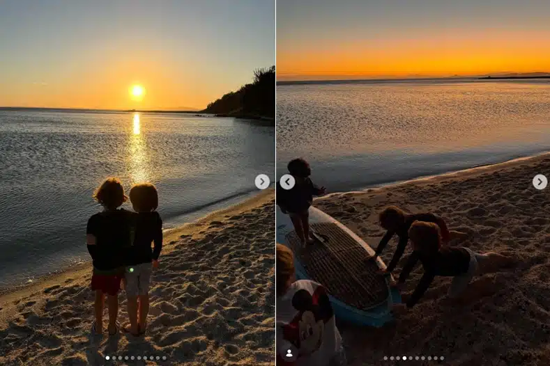 Filhos de Paulo Gustavo surgem em raras fotos na praia e encantam