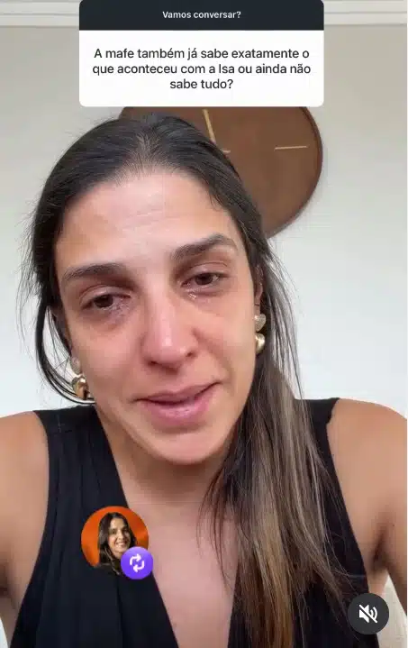 Mãe de Isabella revelou o que a filha caçula disse sobre Alexandre Narodni