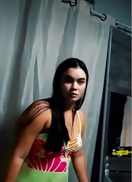 Momento em que a madrasta do menino Gustavo Veloso Feitosa foi presa