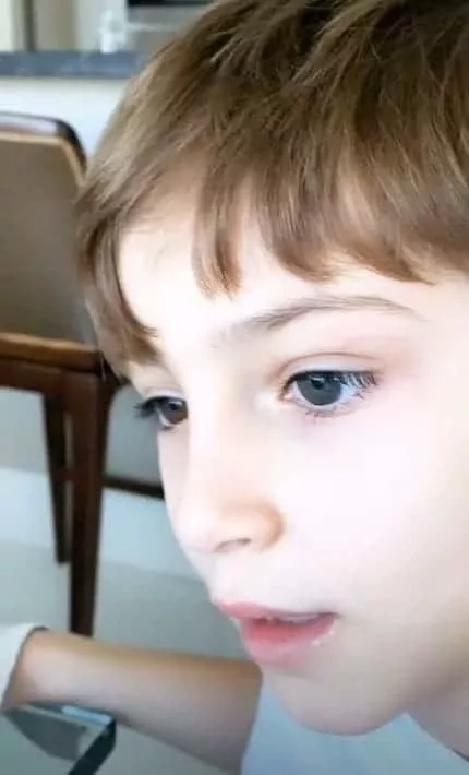 Claudia Leitte revelou heterocromia de seu filho Rafael