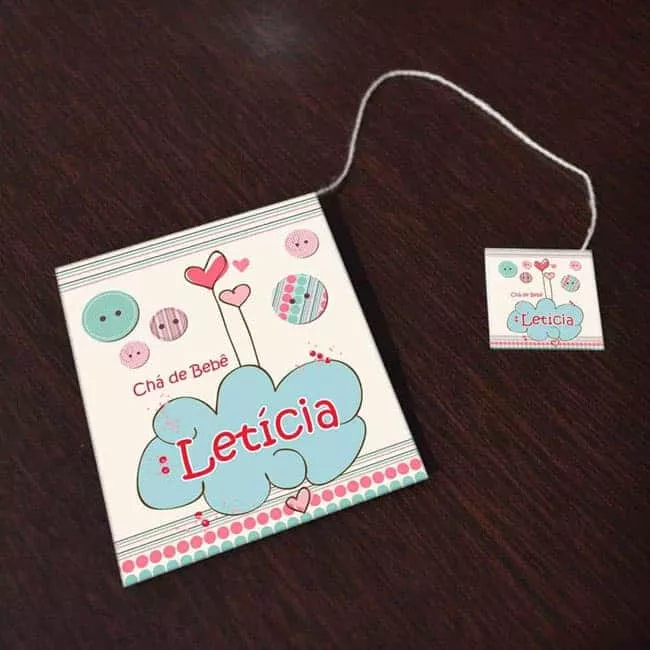 Ideia criativas de convite para chá de bebê