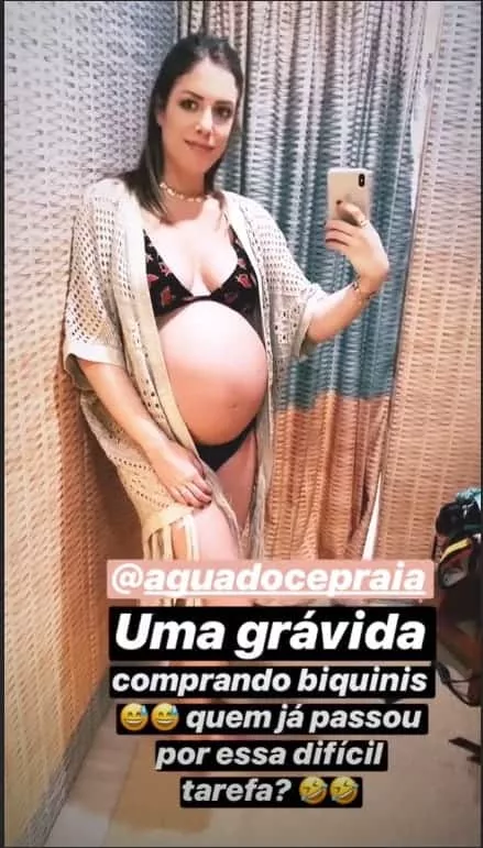 Fabiana Justus está grávida de gêmeos 