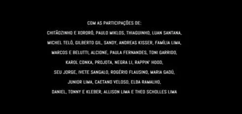 Para confirmar a suspeita o nome de Theo apareceu nos créditos do vídeo