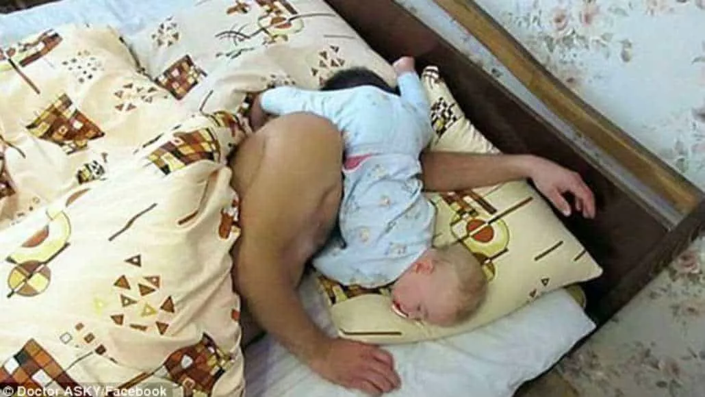 Hora de dormir com o bebê