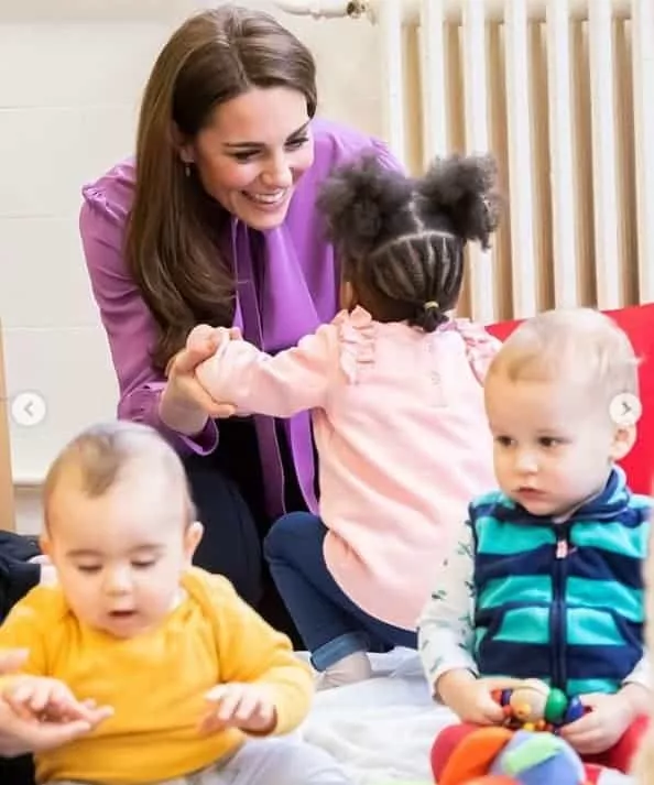 Kate Middleton visita creche