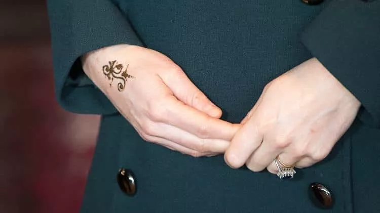 A futura mamãe Kate Middleton e a tatuagem de henna
