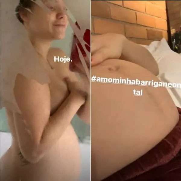 Letícia Colin mostrou a barriga pós-parto em uma foto sincera