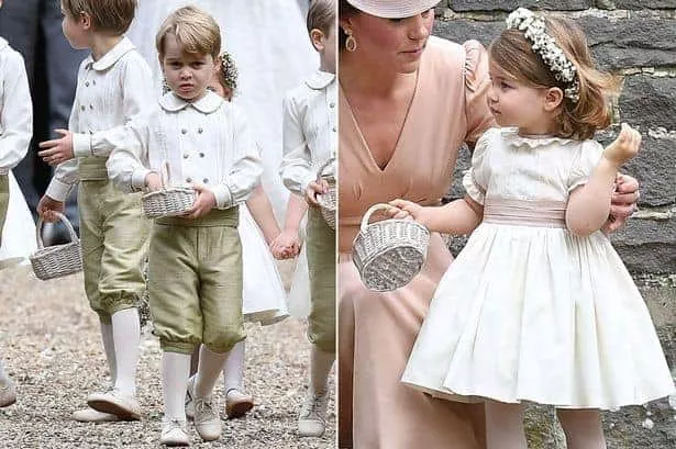 No casamento de Pippa Middleton príncipe George e a princesa Charlotte foram pajem e daminha