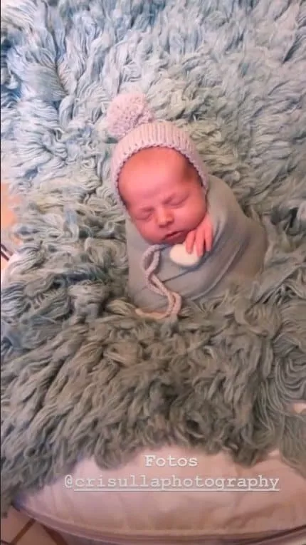 Ensaio newborn do bebê de Thammy Miranda