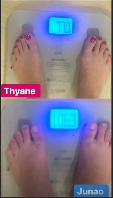 Thyane Dantas, esposa de Wesley Safadão, revela peso