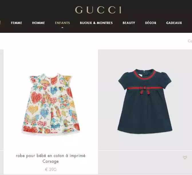 Os vestidinhos de bebê da Gucci escolhidos por Faustão