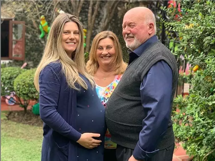 Daiana Garbin prestes a dar à luz sua filha com Tiago Leifert