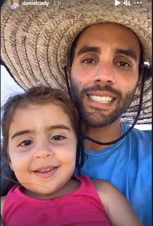 Daniel Cady e sua filha com Ivete Sangalo