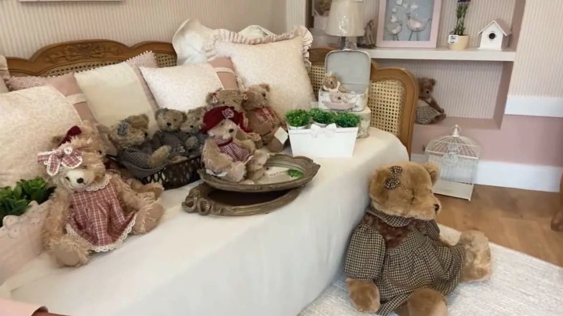 Ursos que vão decorar o quarto da filha de Simone