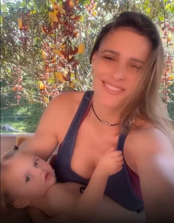 Fernanda Lima e sua bebê Maria Manoela