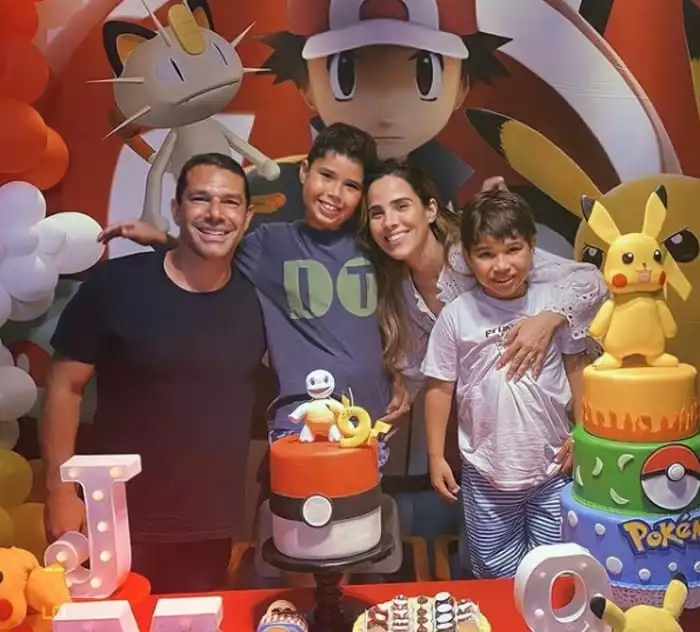 O aniversário do filho de Wanessa Camargo teve o tema “Pokémon”