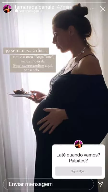 Kayky Brito e Tamara Dalcanale esperam o primeiro bebê juntos 