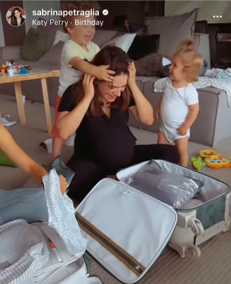 Sabrina Petraglia faz as malas da maternidade