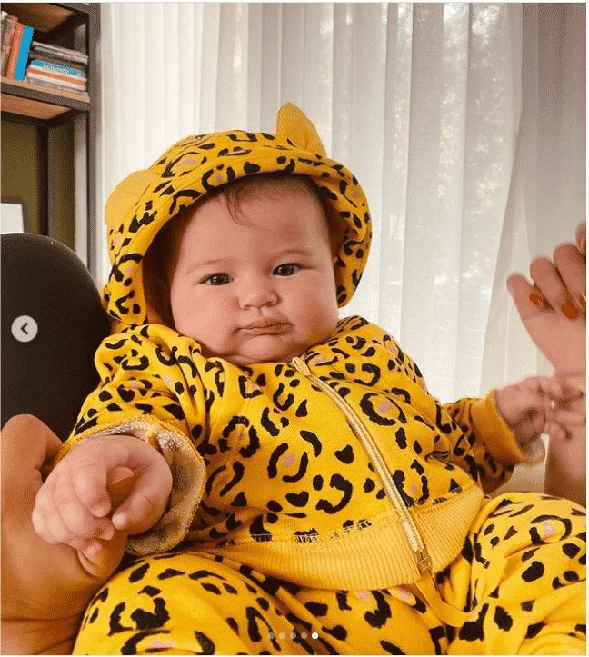 Yanna Lavigne compartilha clique fofo da filha caçula de 4 meses