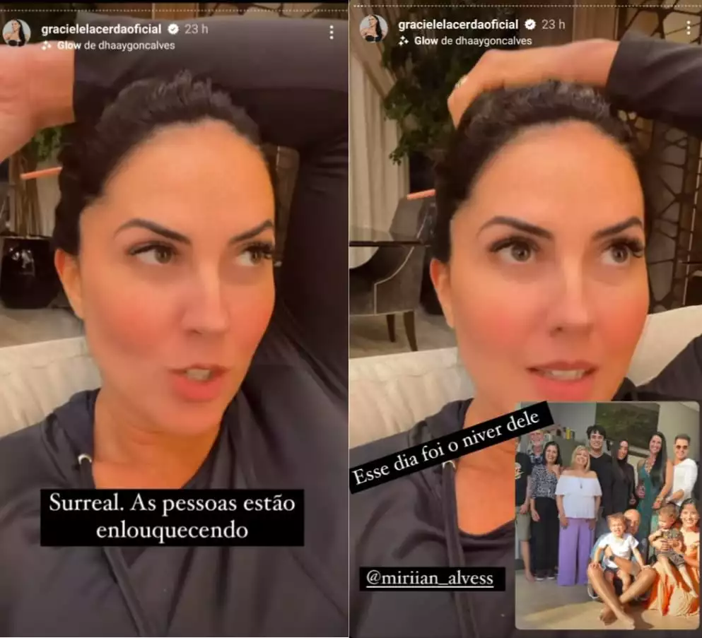 Graciele Lacerda explica motivo de não ter ido à festa do filho de Camilla Camargo