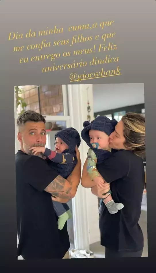 Fabiula Nascimento mostrou seus filhos com Giovanna Ewbank e Bruno Gagliasso