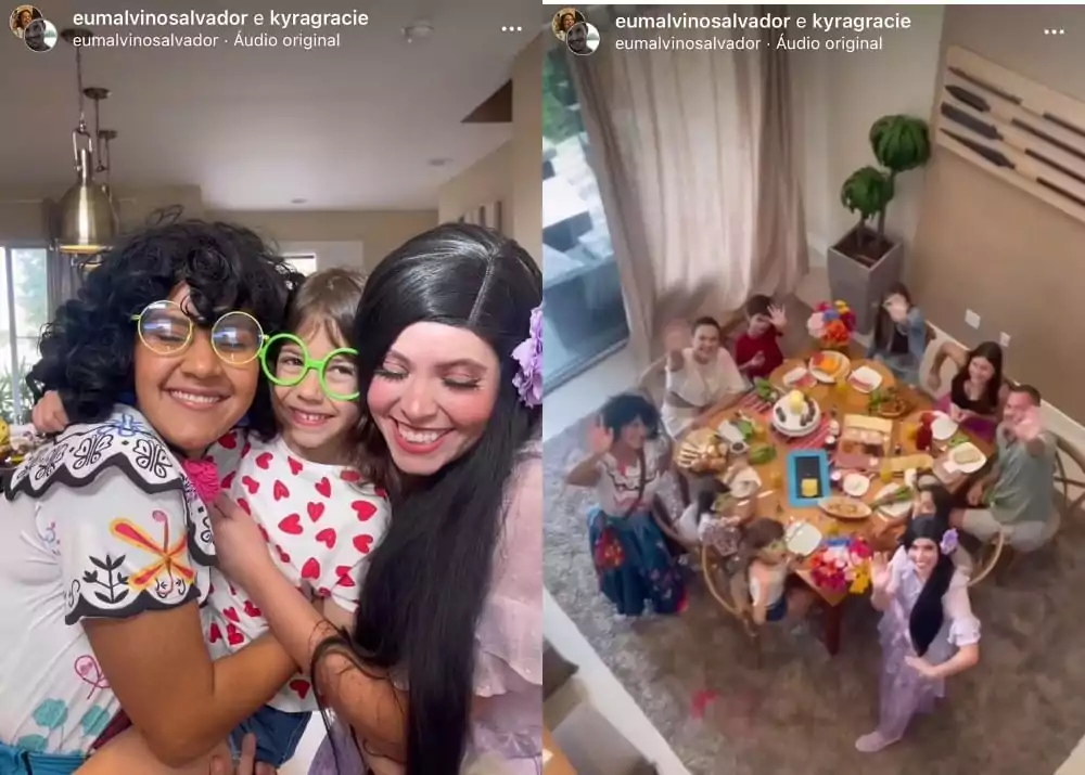 Malvino Salvador mostra festa de 6 anos da filha nos EUA