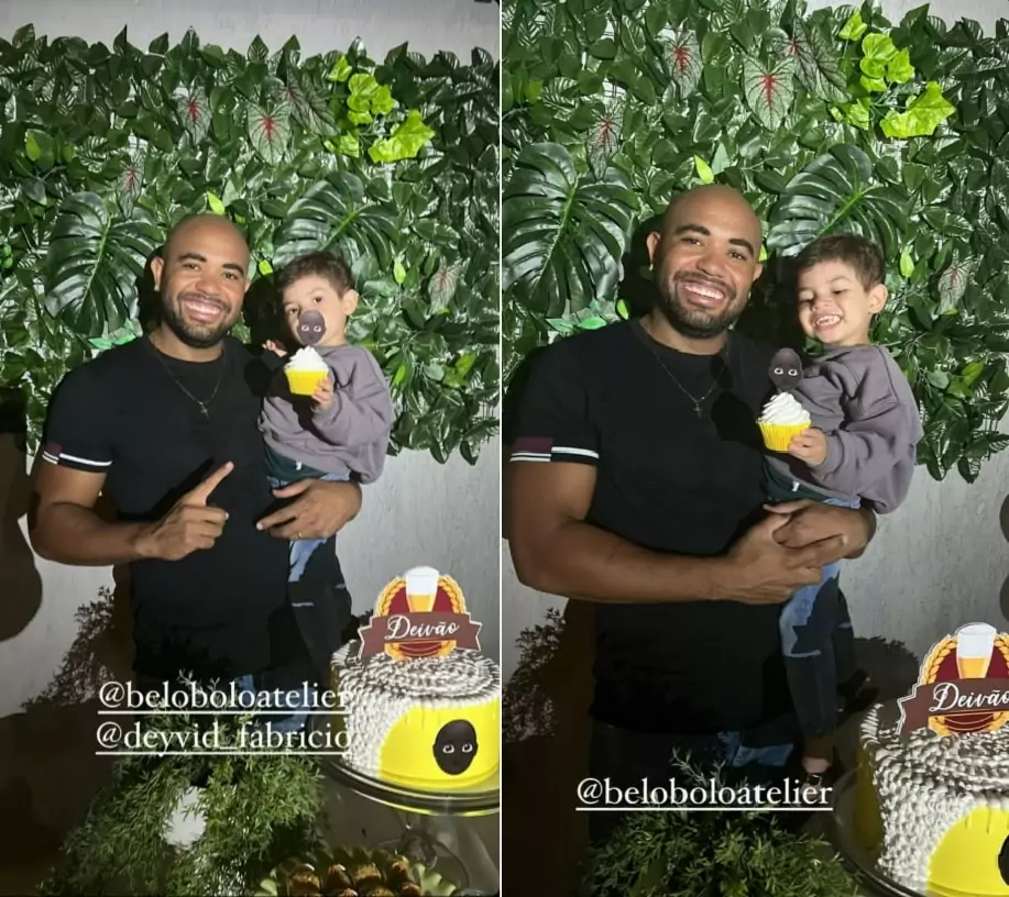 Filho de Marília Mendonça posa ao lado do avô na festa de aniversário dele e surpreende 