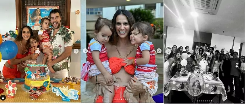 Joaquim Lopes celebra os 2 anos de suas filhas gêmeas com linda festa e emociona 
