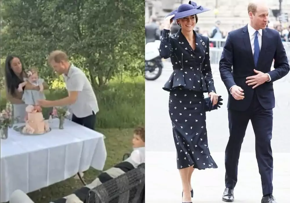 Meghan Markle em família e Kate Middleton com a roupa que seria um recado pra duquesa
