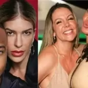 Léo Santana e Lorena Improta exibem sua bebê em festa luxuosa com Carla Perez e Sheila Carvalho e impressionam
