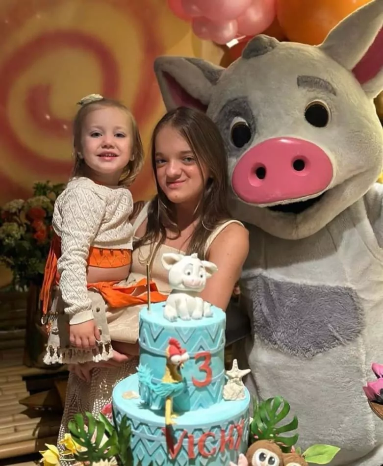 Rafaella Justus mostrou a festa de 3 anos de sua irmã mais nova