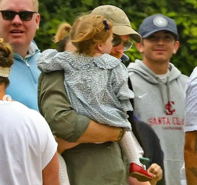 Príncipe Harry com a filha com Meghan Markle