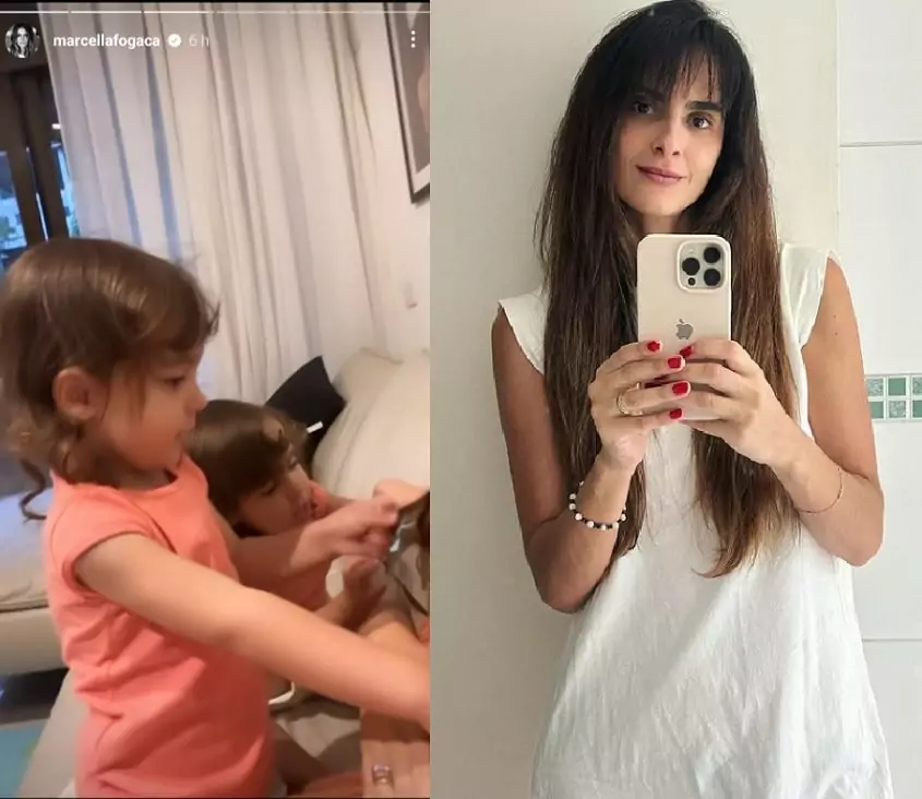 Esposa de Joaquim Lopes exibe suas filhas gêmeas e surpreende com novo visual 