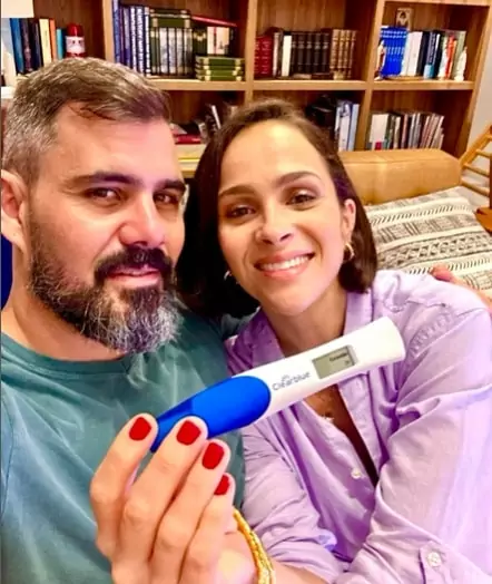 Juliano Cazarré e Letícia esperando outro filho