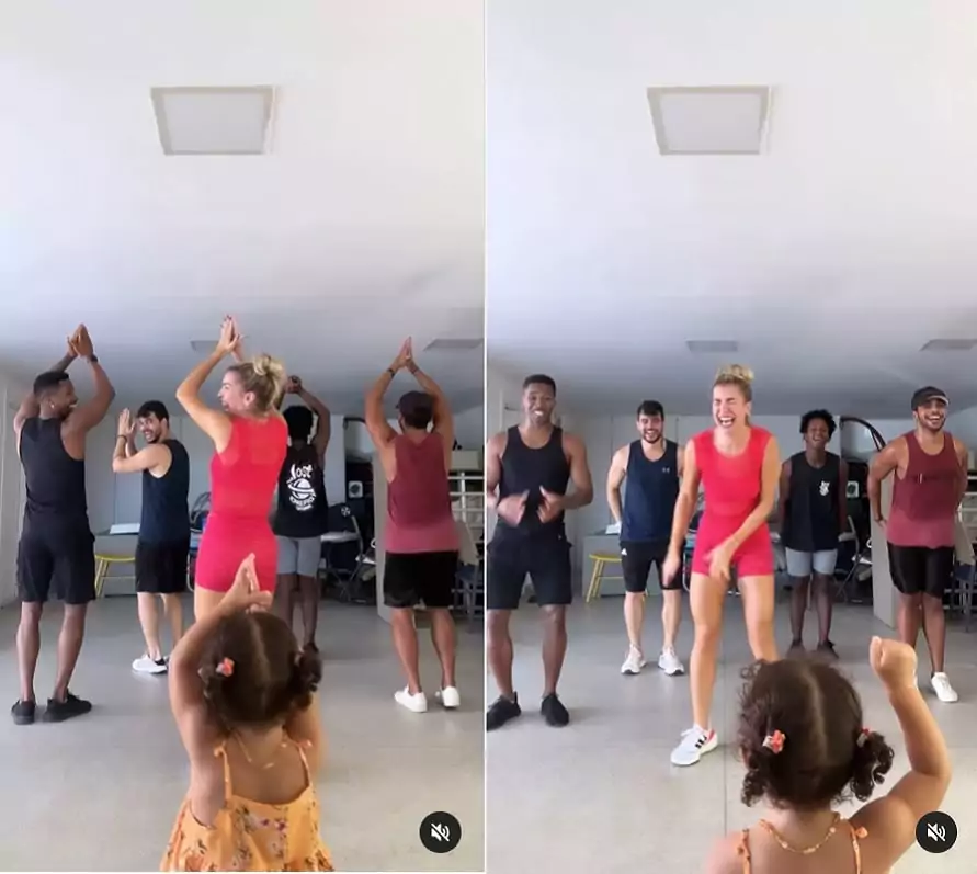 Lorena Improta exibe sua filha fazendo seus passos de dança e surpreende