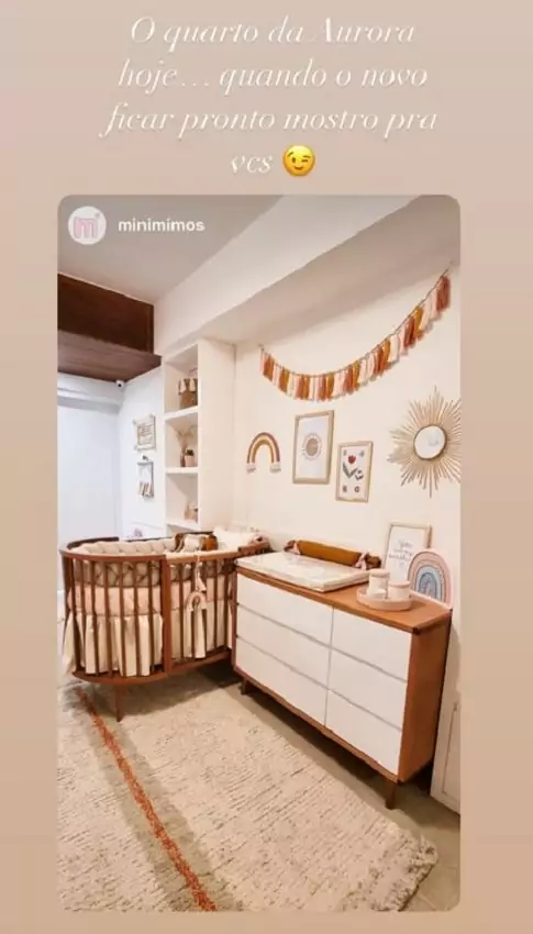 O quarto antigo da bebê de Cintia e Pedro Scooby
