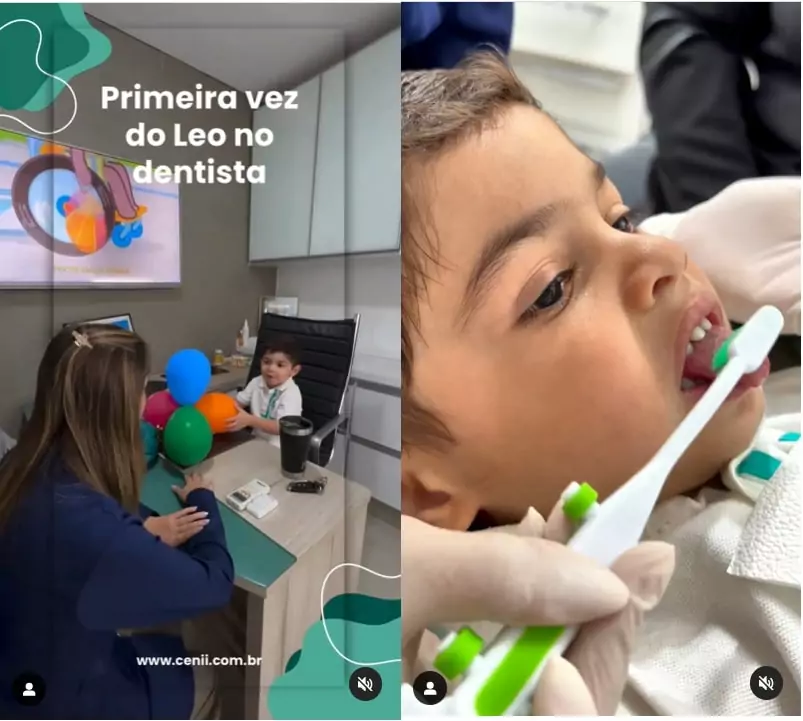 Filho de Marília Mendonça surge no dentista pela 1ª vez e surpreende 