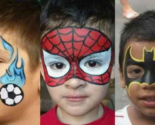 Confira boas ideias de pintura de rosto infantil para menino
