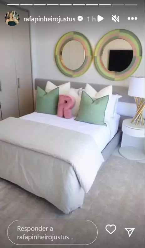 O lindo quarto de Rafaella Justus em Miami