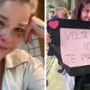 Samara Felippo mostra despedida da filha que foi morar fora