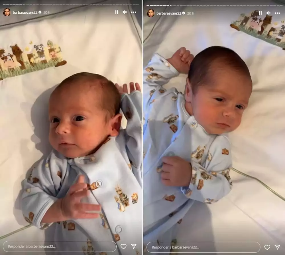 Antônio e Álvaro os gêmeos recém-nascidos da modelo Bárbara Evans
