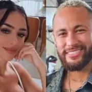 Bruna Biancardi e Neymar Jr estiveram juntos em festa