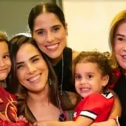 Camilla Camargo celebra aniversário da filha com a irmã Wanessa e Zilu