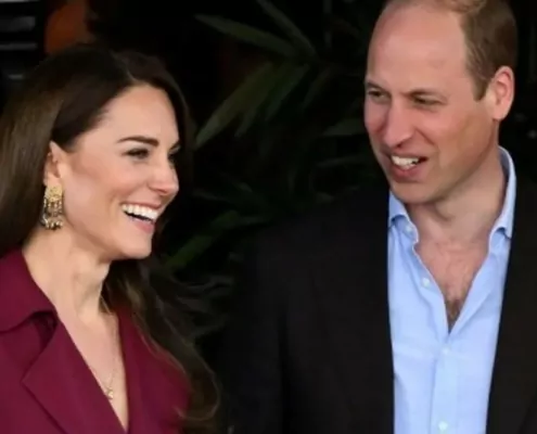 Kate Middleton surgiu fazendo compras com o príncipe William