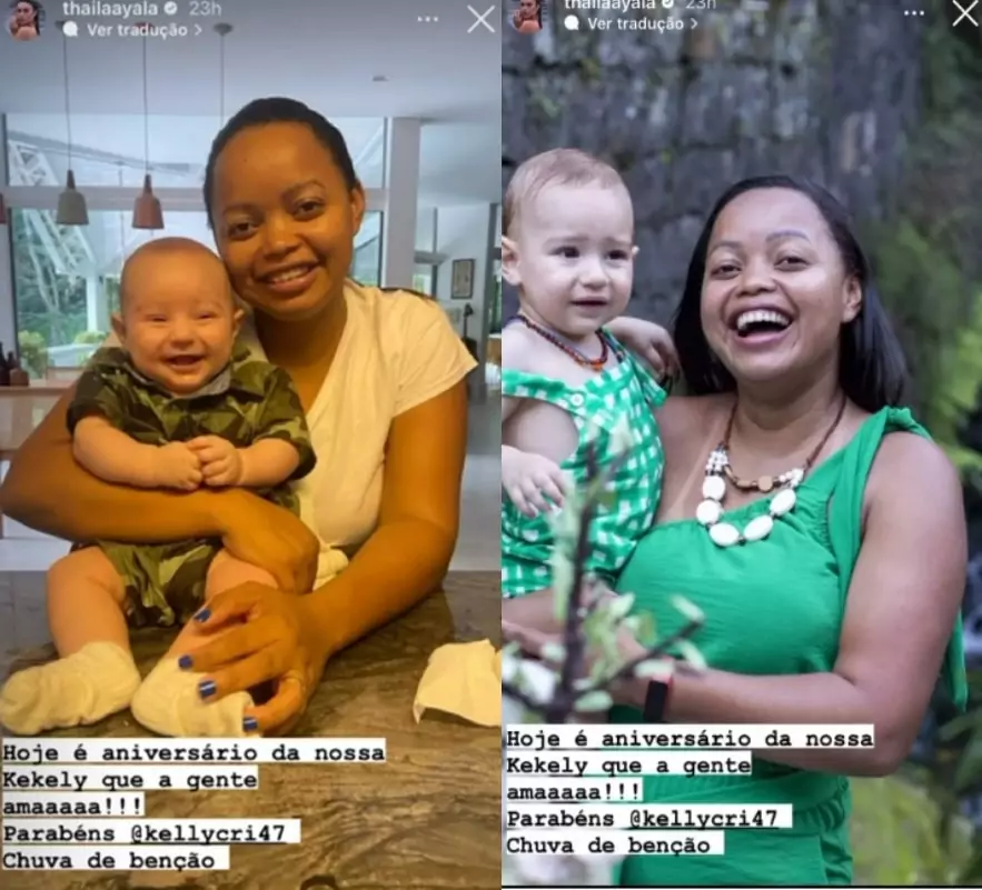 Esposa de Renato Góes celebra o aniversário da babá de sue filho e impressiona